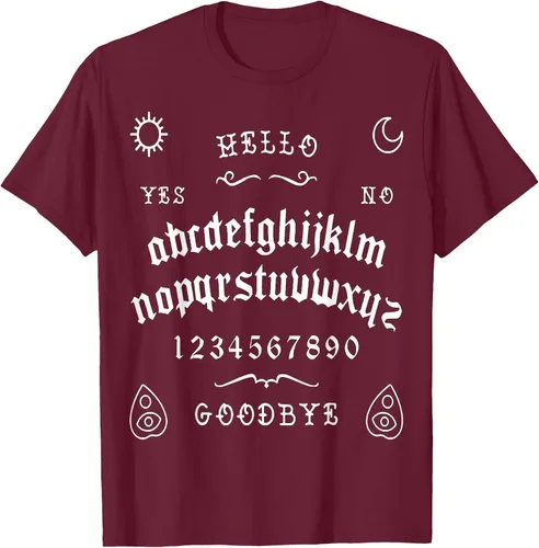 Vista 78 de Camiseta inspirada en la tabla Spirit Board Ouija Asphalt Grey