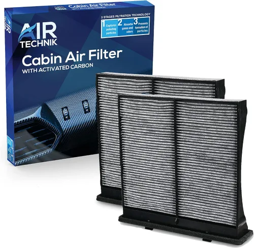Vista 10 de AirTechnik CF10930 Filtro de aire de cabina con carbón activado Compatible con Subaru Crosstrek 2016-2017, Forester 2009-2018, Impreza 2008-2016