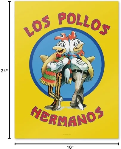 Vista 5 de GRAPHICS & MORE Breaking Bad Los Pollos Hermanos - Póster de pared para decoración del hogar