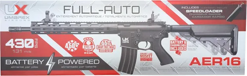 Vista 8 de Umarex AER16 Rifle de aire con alimentación eléctrica de calibre.177 BB de disparo automático completo