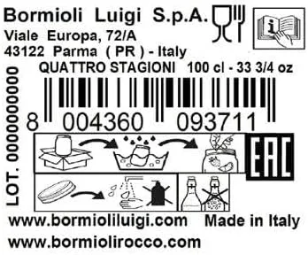Vista 6 de Bormioli Rocco 8004360093711 Asplund Quattro Stadioni Jugo, Transparente, 1L