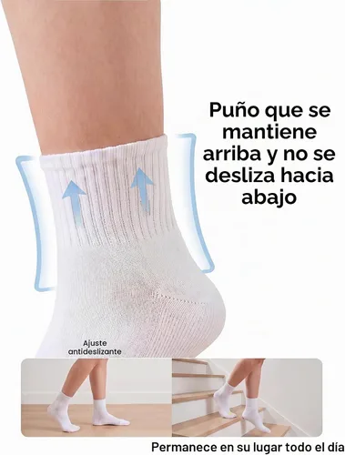 Vista 5 de HUE Calcetines cortos para mujer (paquete de 6)
