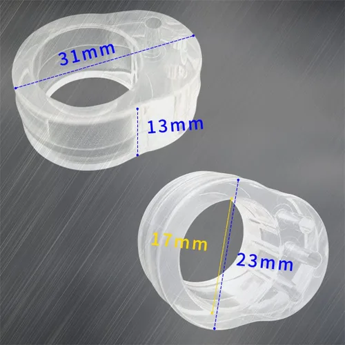 Vista 7 de Tope de puerta transparente de gel de sílice para puerta, protección de pared, pomo de puerta, parachoques de paredes, protector de muebles