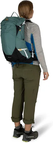 Vista 8 de Osprey Sirrus 24L - Mochila de senderismo para mujer, color gris Tunnel Vision Gris