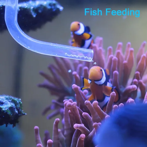 Vista 2 de AREPK Acuario Alimentador de coral Alimentador de peces Herramienta de limpieza de residuos Limpiador manual Cambiador de agua Herramienta