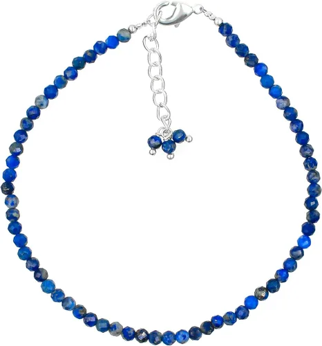 Vista 24 de TGH Pulsera de cuentas naturales con piedras preciosas microfacetadas, joyería para ella, cristales curativos energéticos de piedra natal, cadena