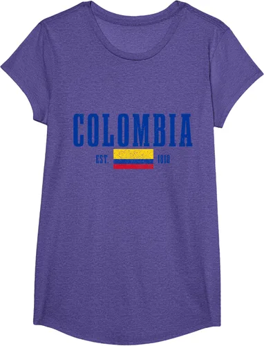 Vista 16 de Colombia Est. 1810 - Camiseta de Colombia Vintage, Negro, S