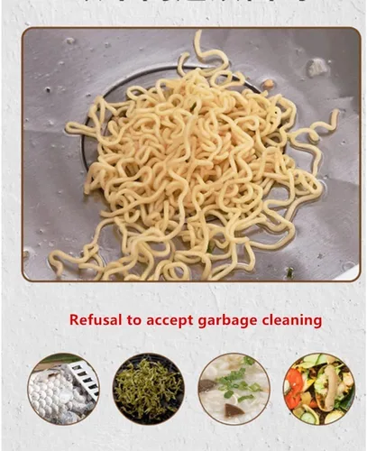 Vista 5 de KitchenFood - Colador para fregadero de basura de cocina, filtro triangular de tres soportes, colador de fregadero, colador multifunción de malla