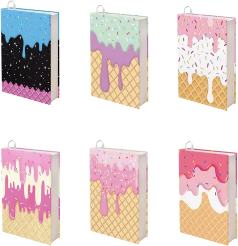 Vista 8 de Rnyleeg Paquete de 6 fundas protectoras de libros de bolsillo para niños, con temática deportiva, elástica, para amantes de los libros, estudiantes