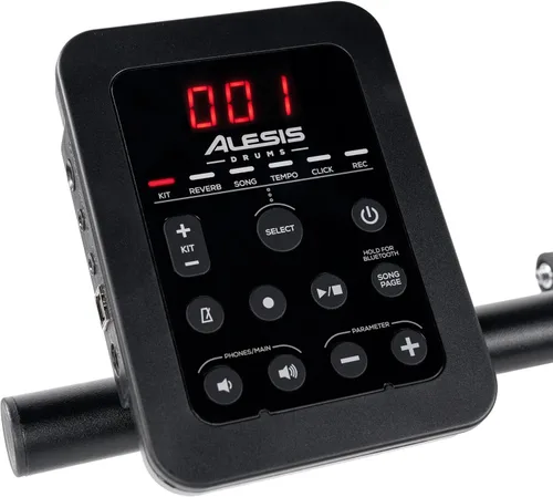 Vista 14 de Alesis Turbo Max Set de Batería Eléctrica con Almohadillas de Malla Silenciosas de 8", Lecciones, Bluetooth y Accesorios, Plegable