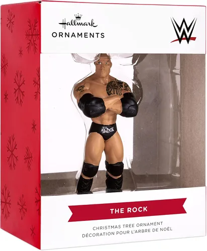 Vista 3 de Hallmark WWE The Rock Adorno de Navidad