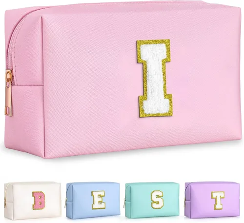 Vista 180 de TOPEAST - Bolso de maquillaje para mujer, Negro -, A