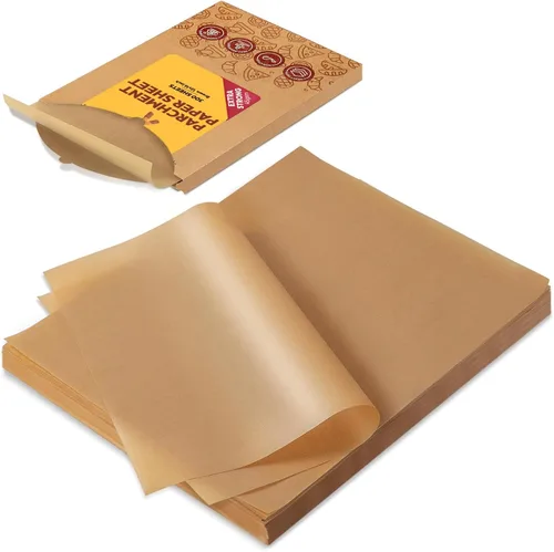 Vista 13 de Katbite 265 hojas de papel pergamino de 10 x 15 pulgadas, papel de hornear sin blanquear resistente, precortado y a prueba de aceite, perfecto