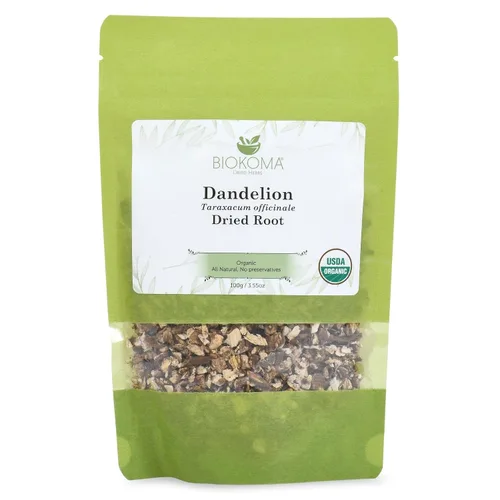 Vista 10 de Biokoma Hierba seca de manto de dama pura y orgánica, 1.76 oz (1.76 onzas) en bolsa resellable a prueba de humedad, certificado orgánico por USDA