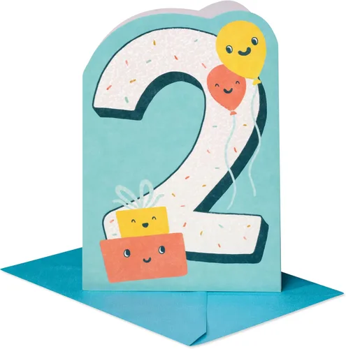 Vista 10 de American Greetings Disney Mickey Mouse - Tarjeta emergente de segundo cumpleaños para niño pequeño (Hope It's Lots of Fun)