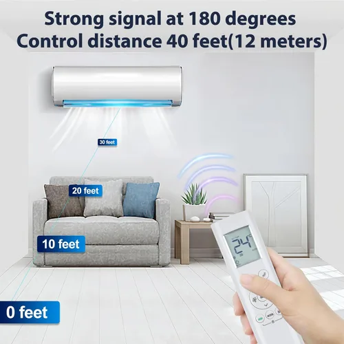 Vista 5 de RG58B/BGE Nuevo Reemplazo para Midea Aire Acondicionado Control Remoto