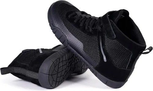 Vista 6 de Zapatos de lucha libre para hombre, zapatos de boxeo, zapatillas de fitness con suela de gota cero