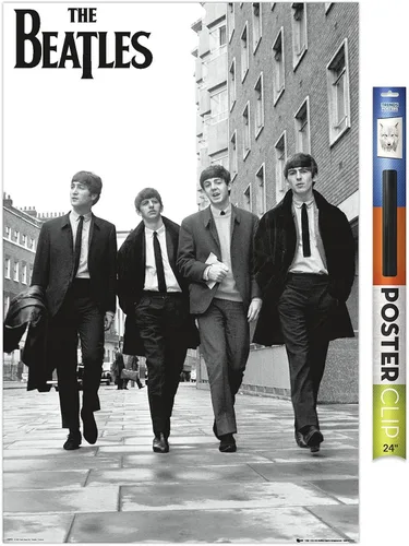 Vista 14 de Trends International The Beatles - Póster de pared "En Londres", 22.375 x 34 pulgadas, versión con marco de madera de granero