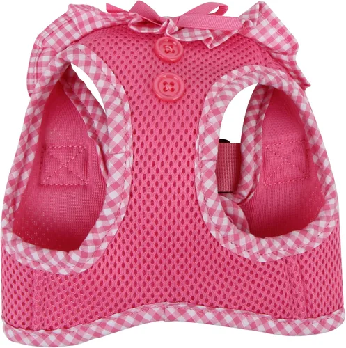 Vista 3 de Puppia Vivien - Arnés tipo chaleco para perro, apto para todas las estaciones, de malla, lindo, sin tirones, sin estrangulamiento, para Pequeño