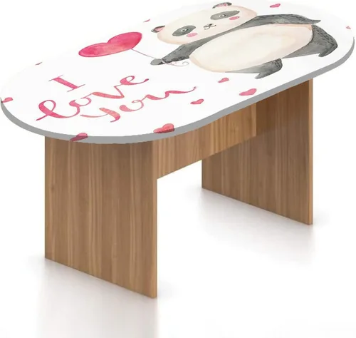 Vista 26 de Mantel ovalado ajustable para patio, decoración de helado, de poliéster elástico, fondo de gofre con estampado de dulce verano, se adapta a mesas