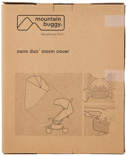 Vista 2 de Mountain Buggy Funda Nano Duo Storm, transparente