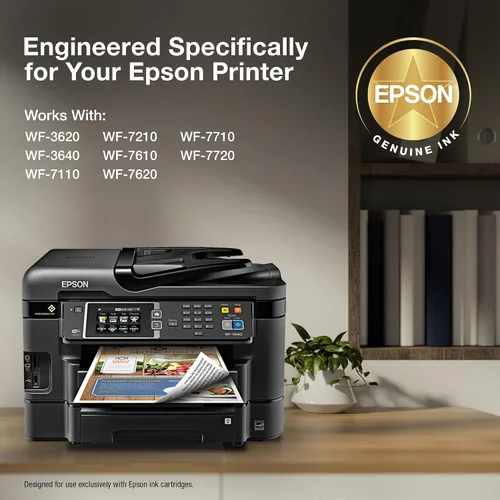 Vista 3 de Cartucho de tinta Epson Durabrite T252120 ultra negro de capacidad estándar Funciona con impresoras WorkForce WF-3620 WF-3640 WF-7110 WF-7210