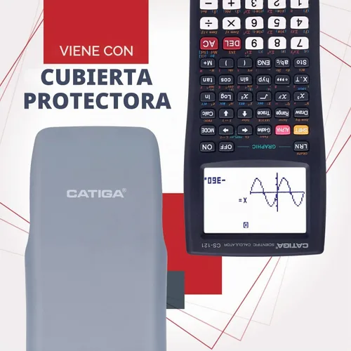 Vista 7 de CATIGA Calculadoras Científicas con Funciones Gráficas, Calculadoras Gráficas con Múltiples Modos, Calculadoras Científicas para Estudiantes, Cursos