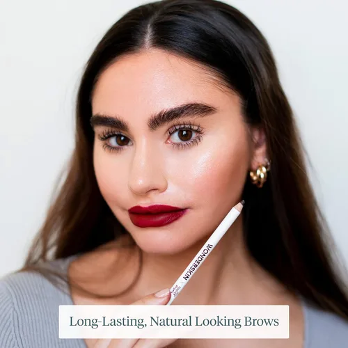 Vista 2 de Wonderskin Lápiz de cejas - Pomada de cejas para cejas de aspecto natural El lápiz cremoso para cejas rellena, define y da forma a las cejas