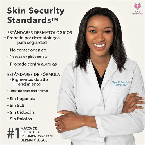 Vista 5 de Dermablend Quick-Fix - Base de maquillaje para cuerpo con cobertura total, corrector corporal resistente al agua para imperfecciones y tatuajes