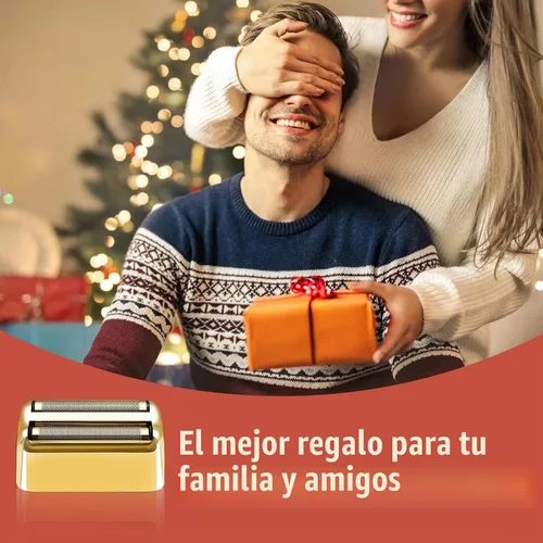 Vista 8 de Hoja de repuesto para afeitadora y cortadoras compatibles con BaBylissPRO Barberology Double FXFS2G (dorado)