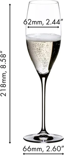 Vista 5 de Riedel Vinum Cuvee Prestige Copa de vino, juego de 2,8.11 onzas líquidas