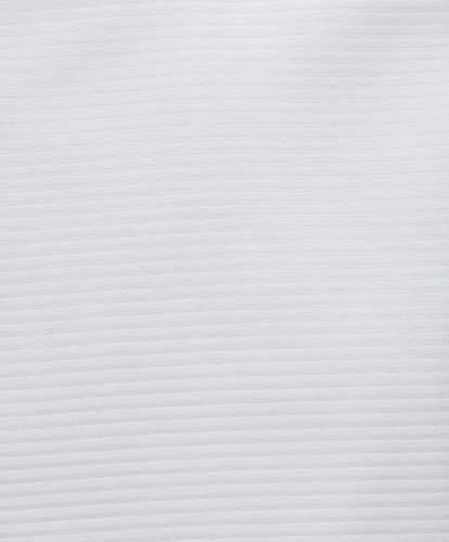 Vista 4 de David Donahue Camisa formal de ajuste regular con canalé horizontal Blanco
