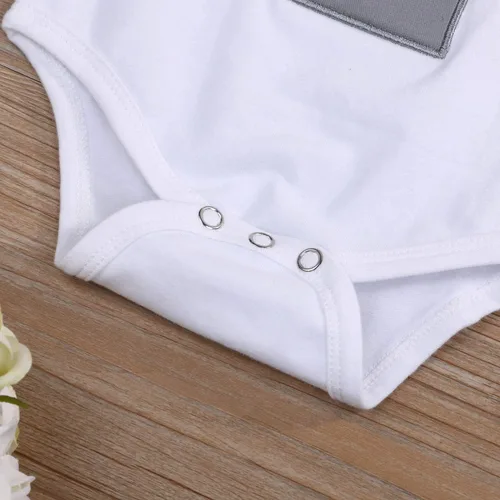 Vista 5 de GRNSHTS Ropa divertida de primer cumpleaños para bebé niño, mameluco con pajarita, mameluco para tartas