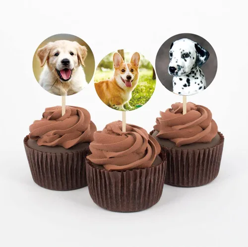 Vista 4 de Pegatinas de perro de 1.5 pulgadas para niños, profesores, regalos