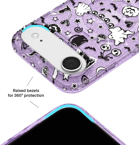 Vista 972 de VELVET CAVIAR Funda para iPhone 15, compatible con MagSafe, probada contra caídas de 10 pies, fundas protectoras de diseño, leopardo color rosa