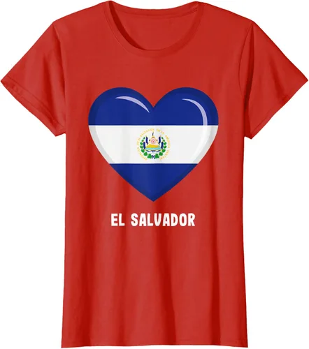 Vista 82 de Camiseta Bandera de El Salvador Camiseta salvadoreña