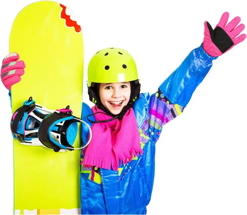 Vista 7 de Guantes de esquí de nieve impermeables para niños, guantes de snowboard para niños y niñas, guantes de nieve cálidos