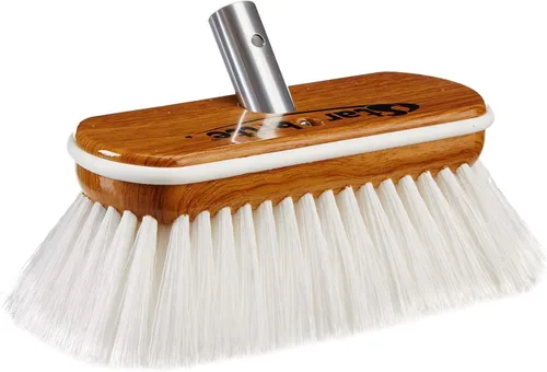 Vista 10 de STAR BRITE Cepillo de lavado medio premium de 8" con cabezal de cepillo W/parachoques - Conexiones duales que se ajustan a los postes roscados