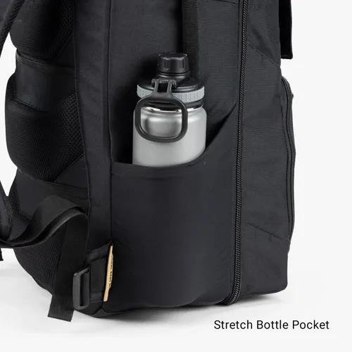 Vista 6 de Tactical Baby Gear Mochila táctica diaria para pañales para papás, incluye cambiador, correas de cochecito, toallitas integradas y bolsa enfriadora