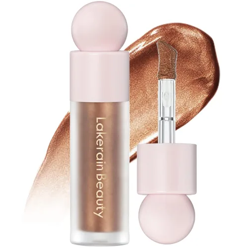 Vista 9 de Erinde Iluminador líquido, Barra bronceadora facial, Acabado natural brillante, Crema iluminadora sedosa y ligera de mezcla fácil, Sin crueldad, 01#