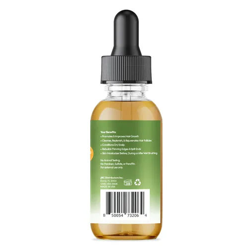 Vista 7 de Sunny Isle Aceite Lite para el cabello y raíces fuertes de menta y romero