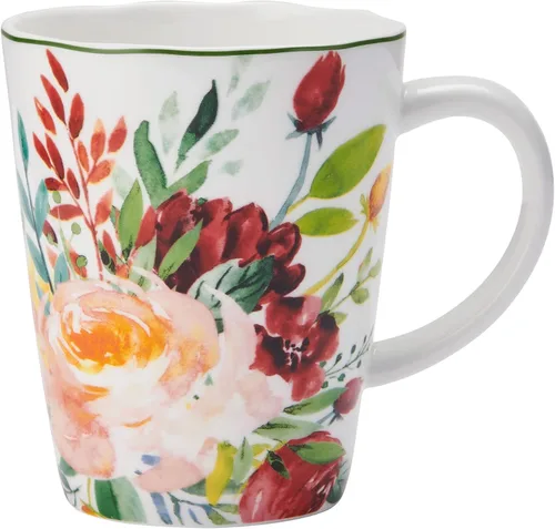 Vista 10 de Mikasa Clara Bone - Vajilla ligera de porcelana de 16 piezas, resistente a las astillas, servicio para 4