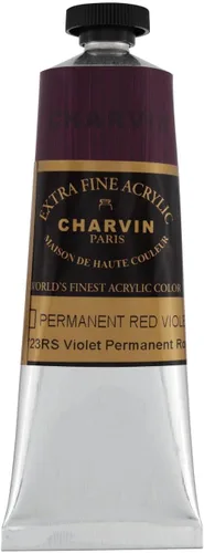 Vista 130 de Charvin Pintura acrílica profesional extrafina – verde absenta, tubo de 2.1 fl oz, pigmentos de triple fresado, resistente a la luz, pinturas