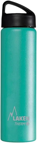 Vista 43 de Laken Thermo Classic - Botella de agua de acero inoxidable aislada al vacío de boca ancha Azul