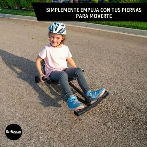 Vista 9 de EzyRoller Classic X - Juguete para niños de 3 a 12 años, hasta 154 libras Negro