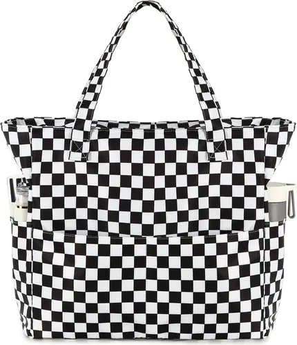 Vista 38 de Bluboon - Bolsa de playa impermeable para mujer, extra grande, con compartimento húmedo, para llevar de fin de semana, bolsa de piscina para viajes