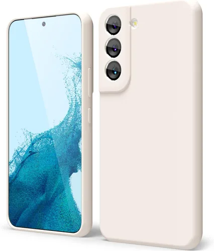 Vista 285 de oakxco Funda para teléfono Samsung Galaxy S8 de silicona líquida, delgada y fina de gel de goma suave TPU cubierta protectora simple llana