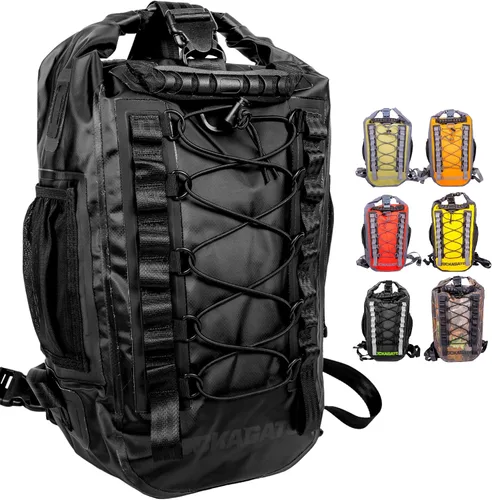 Vista 4 de Rockagator Mochila impermeable - Serie HYDRIC Bolsa flotante a prueba de agua River Pack, Camuflaje, 25 L, Mochila