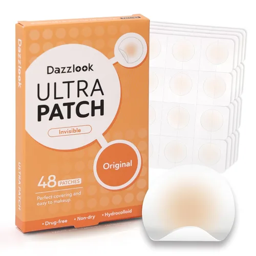 Vista 7 de Ultra - Parches de espinillas hidrocoloides, 120 unidades Acne Patch for Covering Zits and Blemishes Breakouts Spot Acne Dots Stickers for Face
