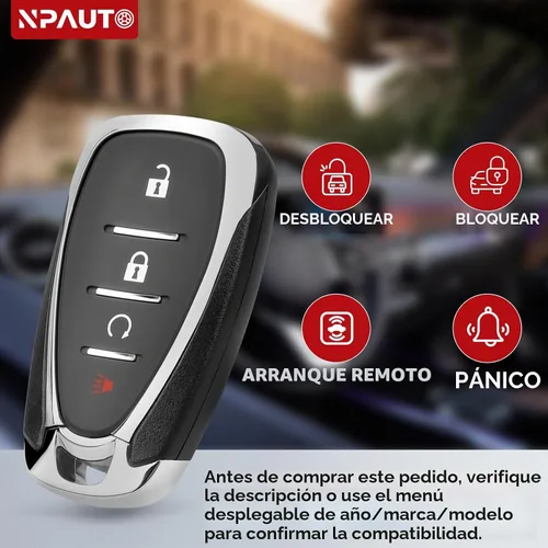 Vista 2 de NPAUTO Llavero de Reemplazo Compatible con 2017-2018 Chevy Bolt, 2018-2020 Equinox, 2017-2020 Trax, 2018-2020 Sonic, 2016-2019 Volt, Control Remoto